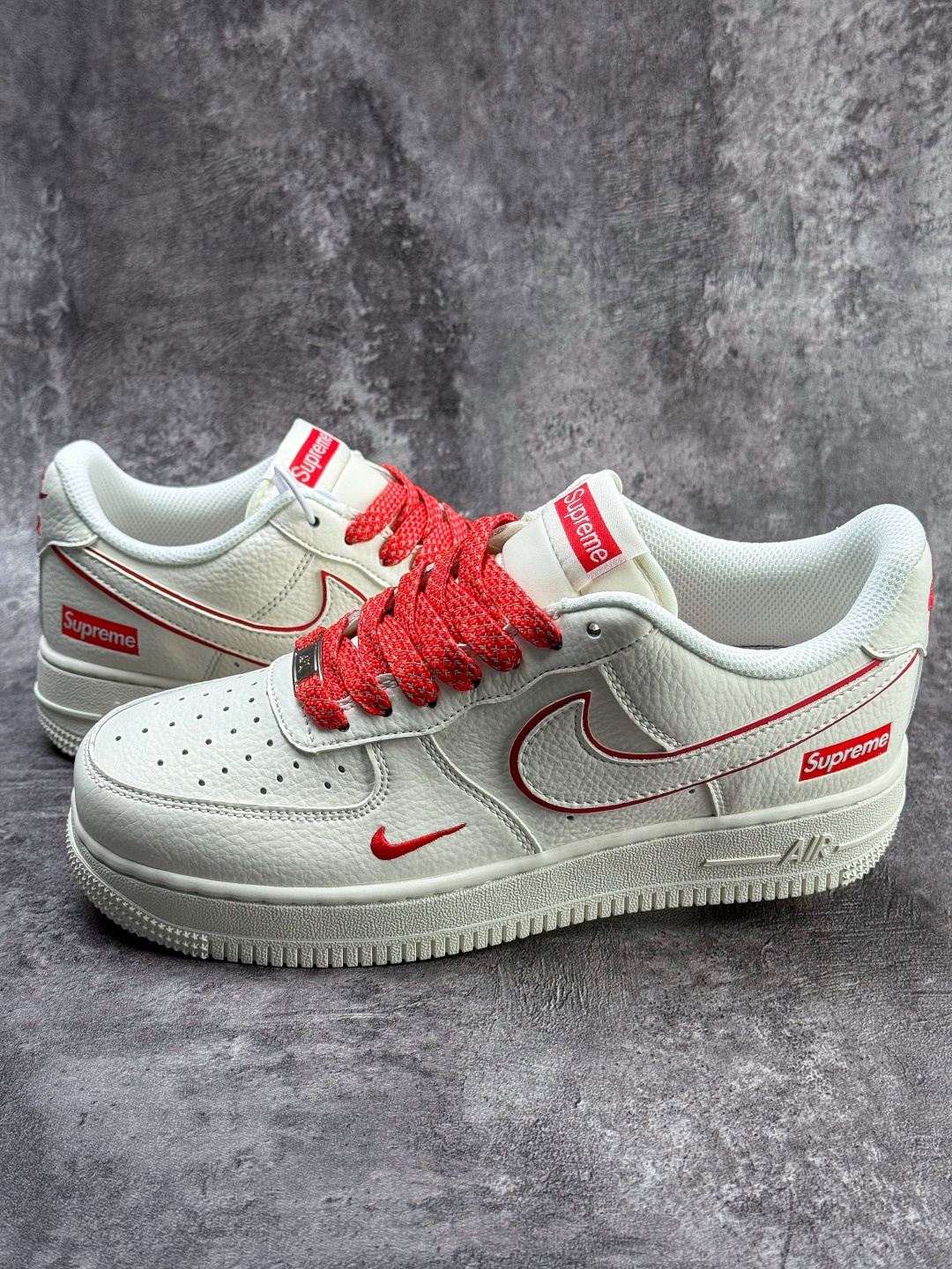 Nike Air Force 1 Low 07 x Superme 白红小勾满天星 CS5288-078