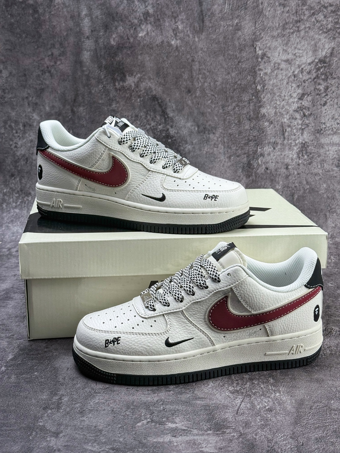 Nike Air Force 1 Low 07 x BAKE 白黑棕小勾满天星 MM3399-812-Top High Quatity Cheap Sneakers Fashion Clothing Clothes Bags handbags Shoes of all Brand wholesale With The best Quality And Beautiful Price from China Factory Chinese suppliers wholesaler seller Nike Air Force 1 Low 07 x BAKE 白黑棕小勾满天星 MM3399-812