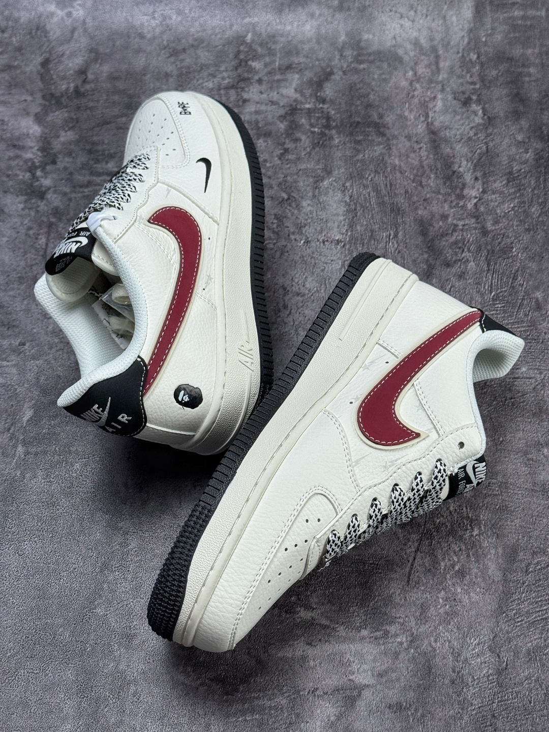 Nike Air Force 1 Low 07 x BAKE 白黑棕小勾满天星 MM3399-812-Top High Quatity Cheap Sneakers Fashion Clothing Clothes Bags handbags Shoes of all Brand wholesale With The best Quality And Beautiful Price from China Factory Chinese suppliers wholesaler seller Nike Air Force 1 Low 07 x BAKE 白黑棕小勾满天星 MM3399-812