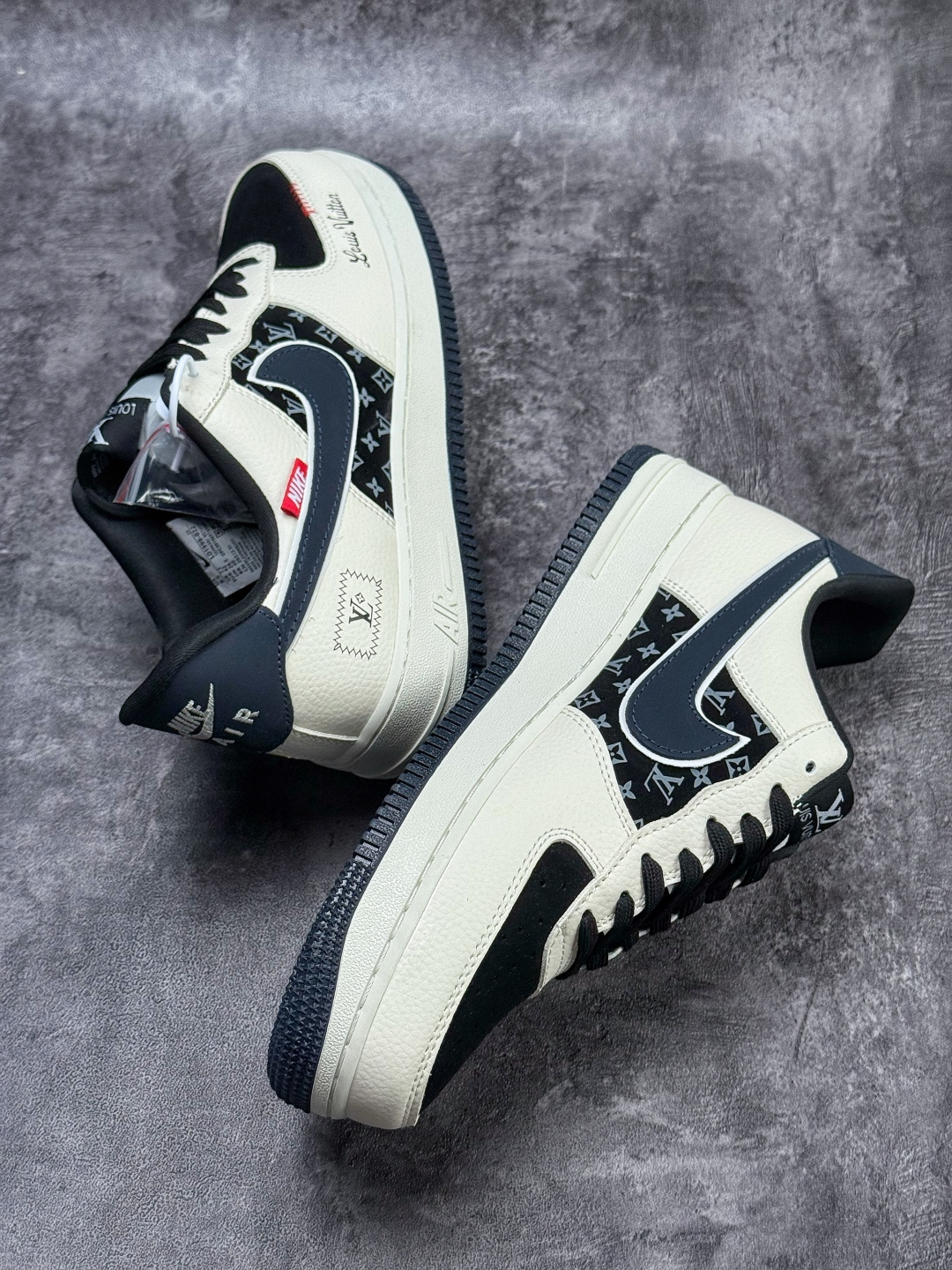 Nike Air Force 1 Low 07 x Louis Vuitton 白黑 LD1999-022 Nike Air Force 1 Low 07 x Louis Vuitton 白黑 LD1999-022