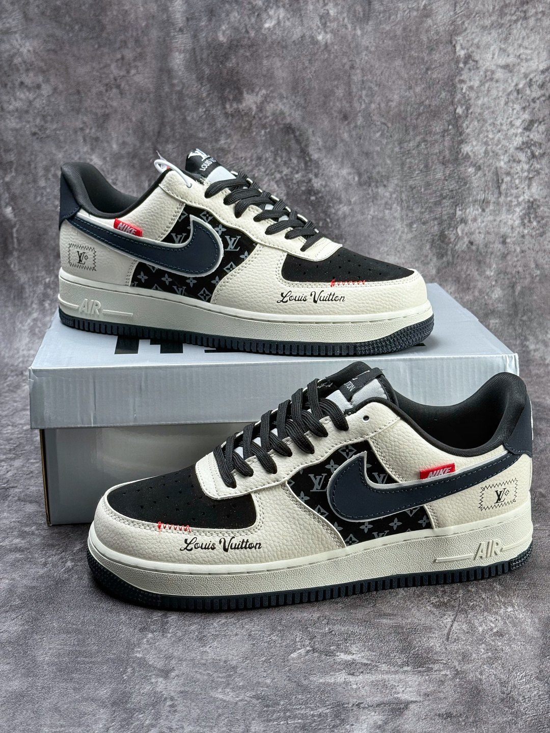 Nike Air Force 1 Low 07 x Louis Vuitton 白黑 LD1999-022 Nike Air Force 1 Low 07 x Louis Vuitton 白黑 LD1999-022