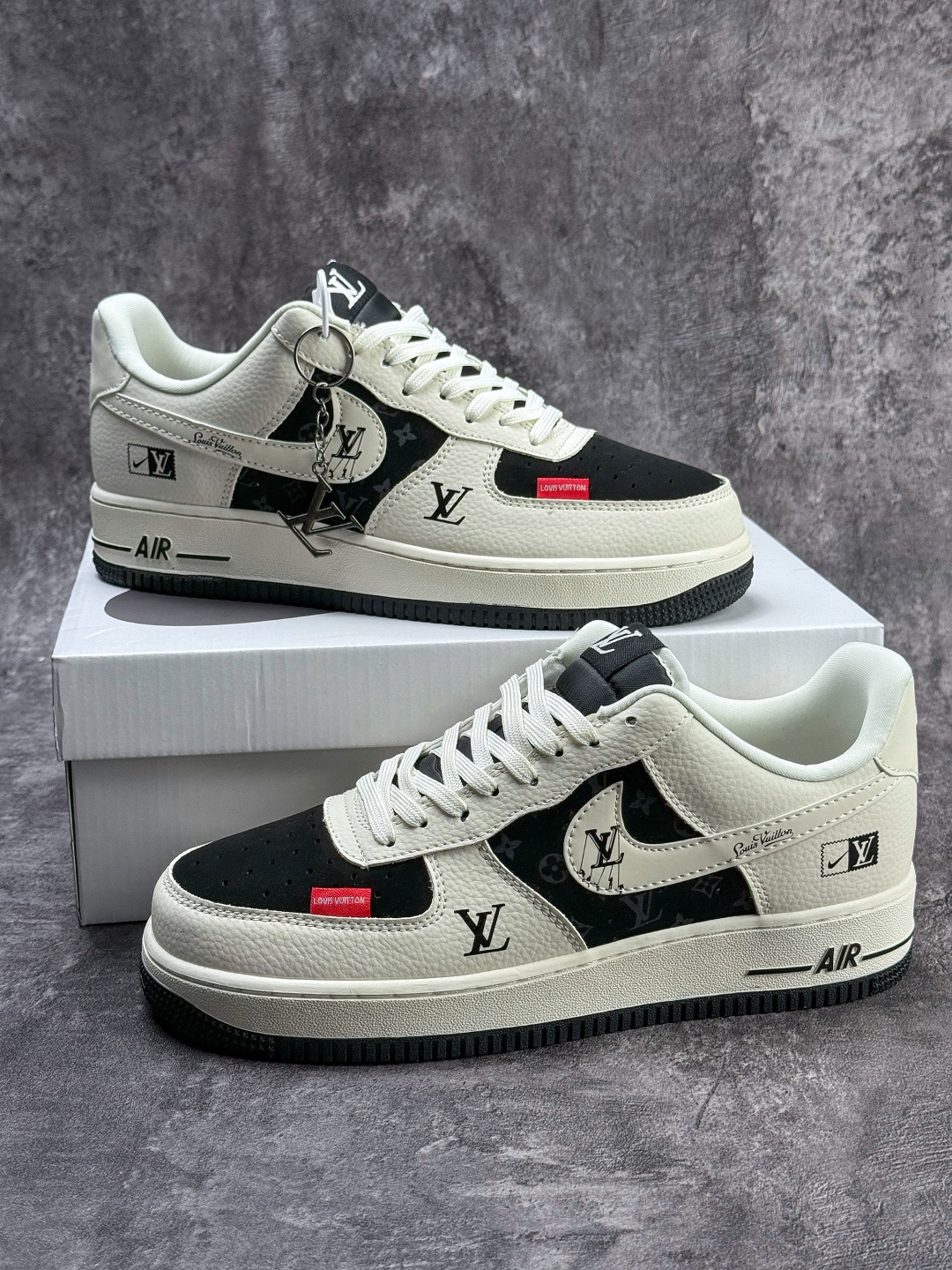 Nike Air Force 1 Low 07 x Louis Vuitton 白黑 DF0188-137