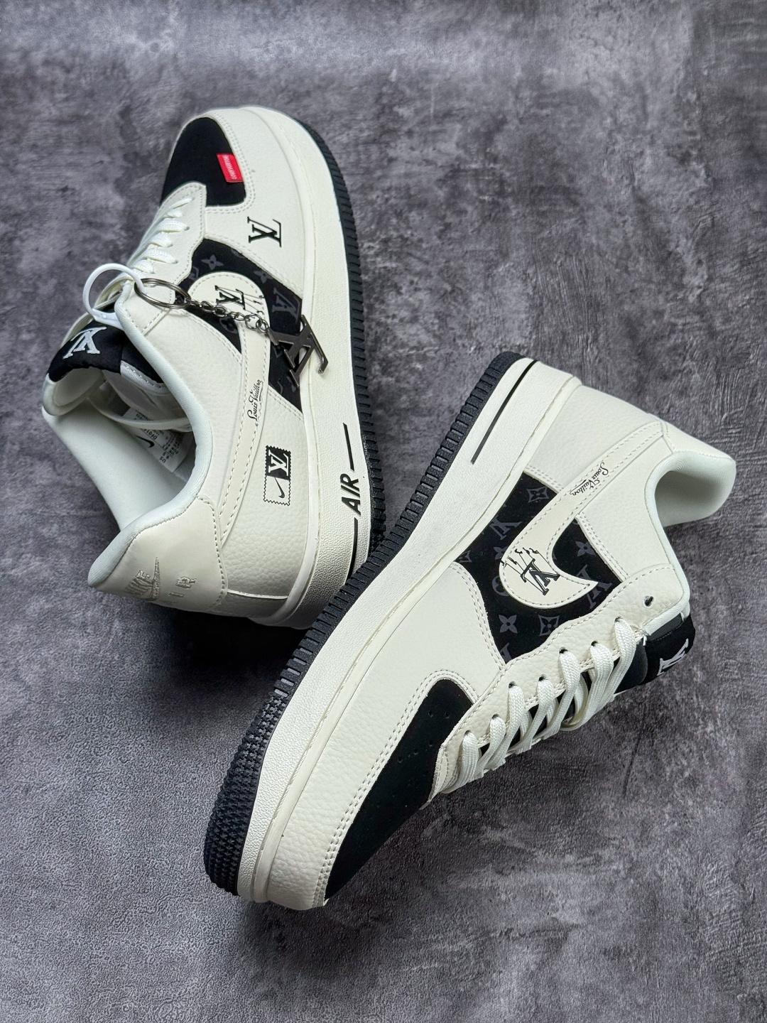 Nike Air Force 1 Low 07 x Louis Vuitton 白黑 DF0188-137