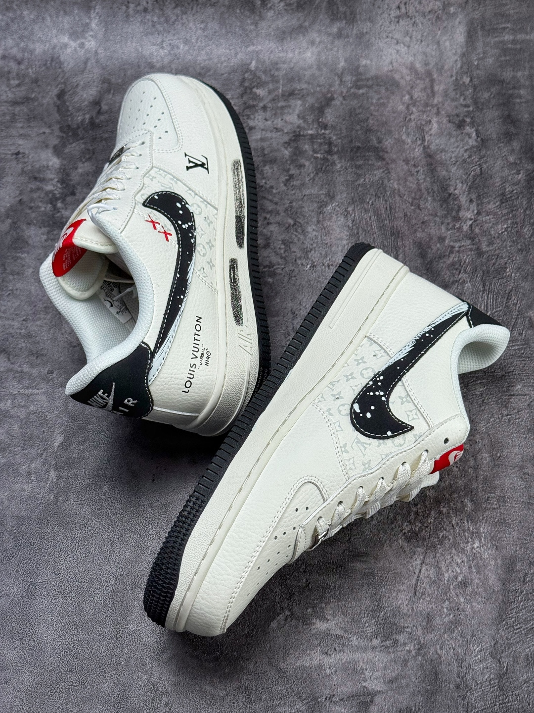 Nike Air Force 1 Low 07 x Louis Vuitton 白黑 KG6699-F32-Top High Quatity Cheap Sneakers Fashion Clothing Clothes Bags handbags Shoes of all Brand wholesale With The best Quality And Beautiful Price from China Factory Chinese suppliers wholesaler seller Nike Air Force 1 Low 07 x Louis Vuitton 白黑 KG6699-F32