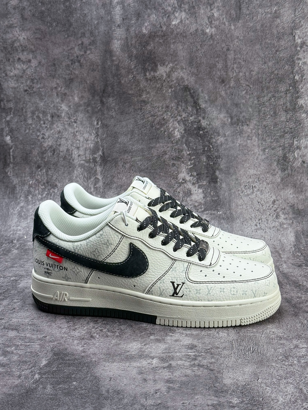 Nike Air Force 1 Low 07 x Louis Vuitton 白黑满天星 KD6699-F13-Top High Quatity Cheap Sneakers Fashion Clothing Clothes Bags handbags Shoes of all Brand wholesale With The best Quality And Beautiful Price from China Factory Chinese suppliers wholesaler seller Nike Air Force 1 Low 07 x Louis Vuitton 白黑满天星 KD6699-F13