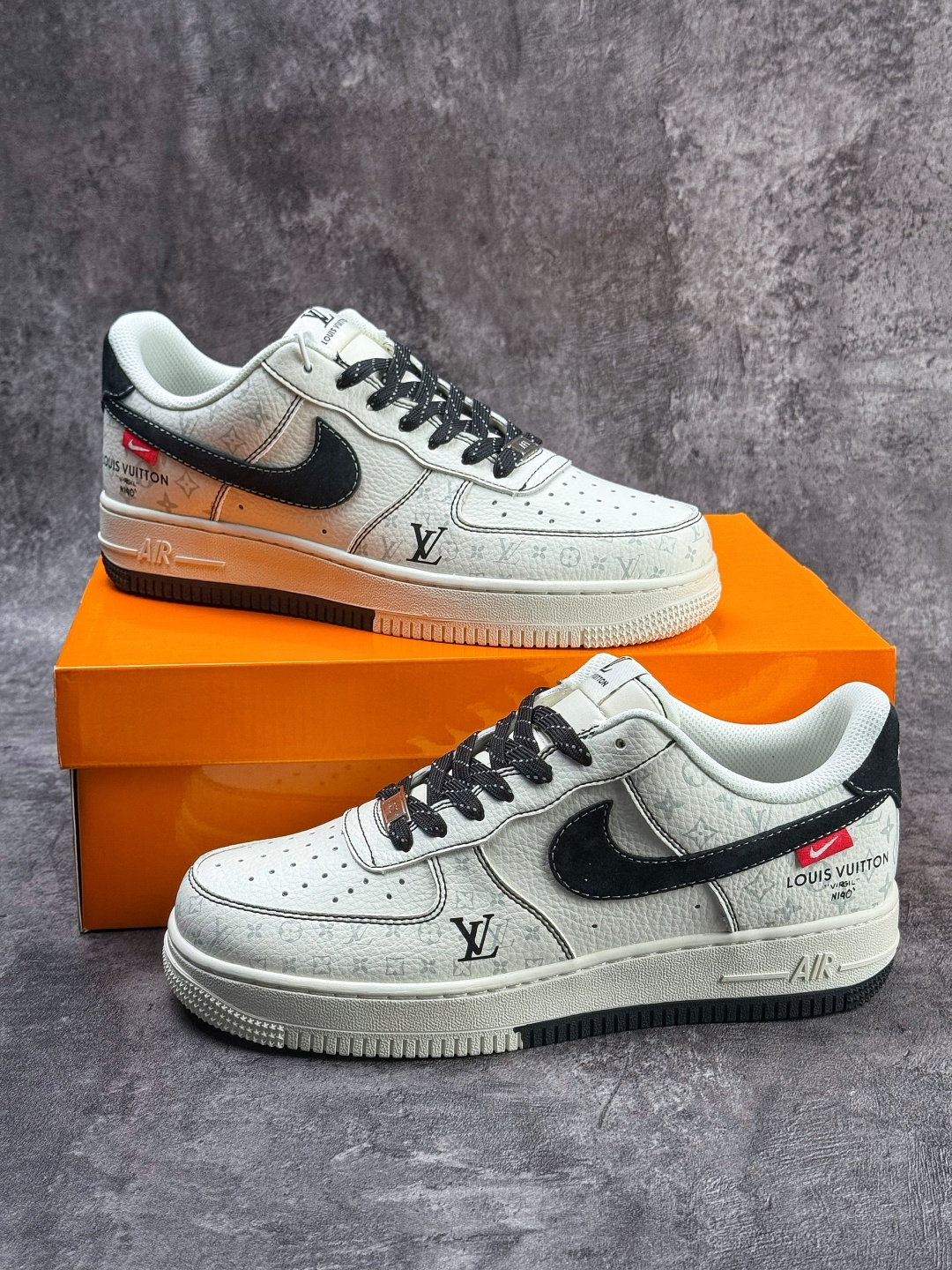 Nike Air Force 1 Low 07 x Louis Vuitton 白黑满天星 KD6699-F13-Top High Quatity Cheap Sneakers Fashion Clothing Clothes Bags handbags Shoes of all Brand wholesale With The best Quality And Beautiful Price from China Factory Chinese suppliers wholesaler seller Nike Air Force 1 Low 07 x Louis Vuitton 白黑满天星 KD6699-F13