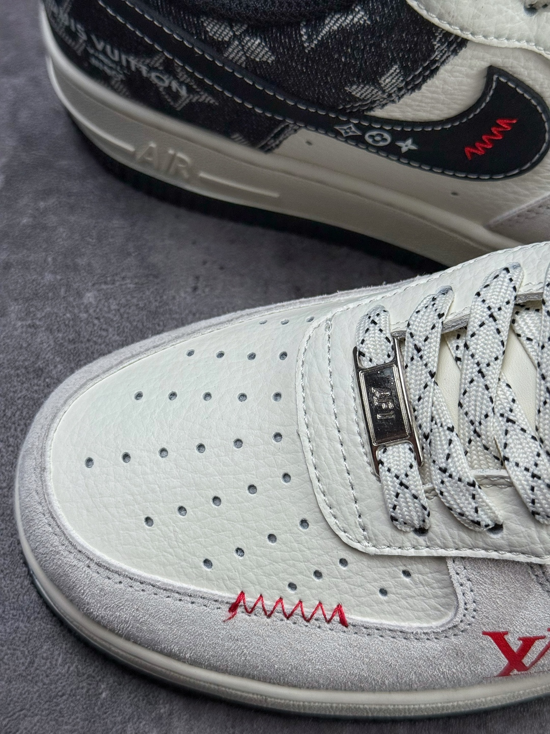 Nike Air Force 1 Low 07 x Louis Vuitton 白黑满天星 KG6699-F55-Top High Quatity Cheap Sneakers Fashion Clothing Clothes Bags handbags Shoes of all Brand wholesale With The best Quality And Beautiful Price from China Factory Chinese suppliers wholesaler seller Nike Air Force 1 Low 07 x Louis Vuitton 白黑满天星 KG6699-F55