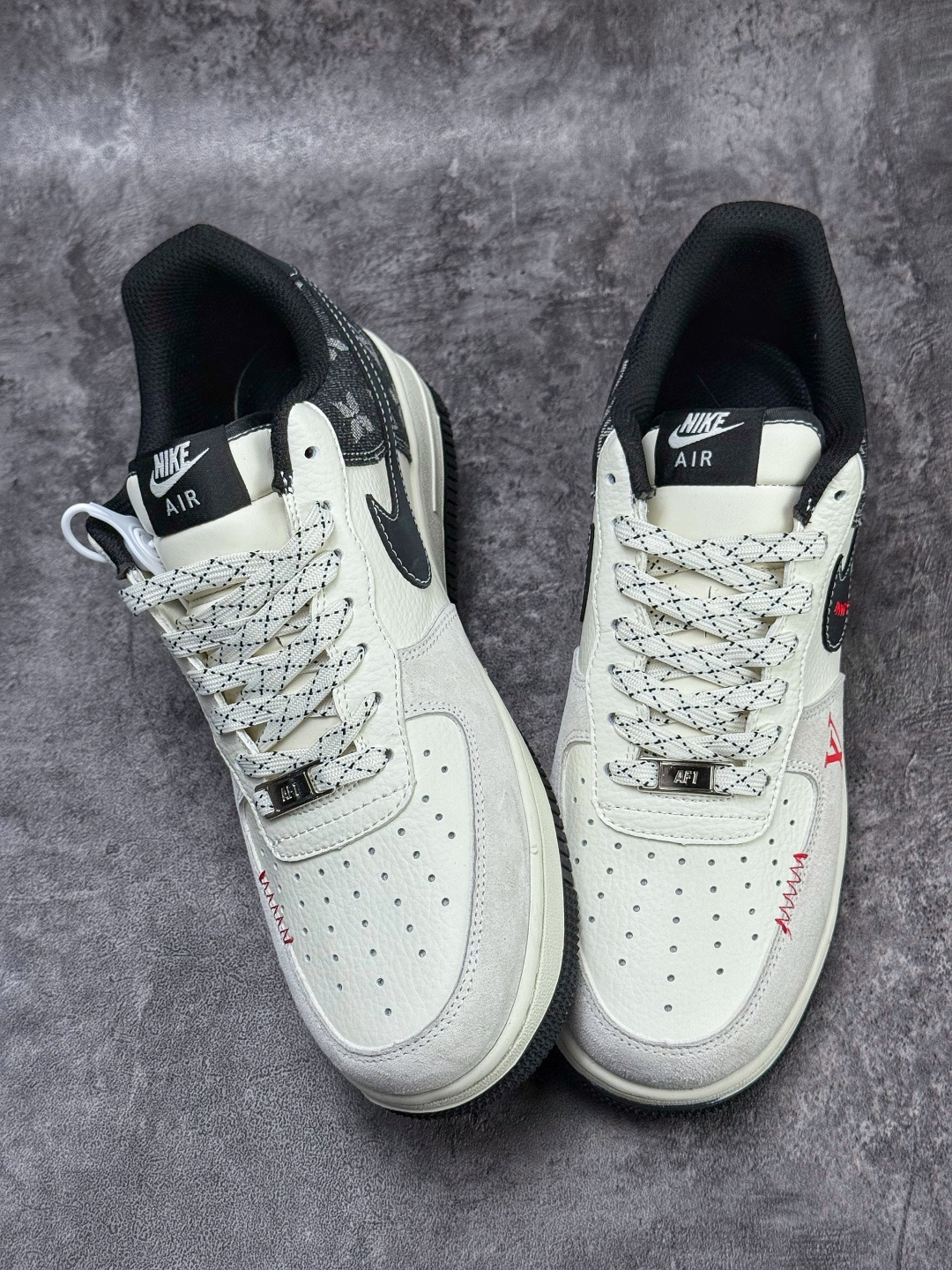 Nike Air Force 1 Low 07 x Louis Vuitton 白黑满天星 KG6699-F55-Top High Quatity Cheap Sneakers Fashion Clothing Clothes Bags handbags Shoes of all Brand wholesale With The best Quality And Beautiful Price from China Factory Chinese suppliers wholesaler seller Nike Air Force 1 Low 07 x Louis Vuitton 白黑满天星 KG6699-F55