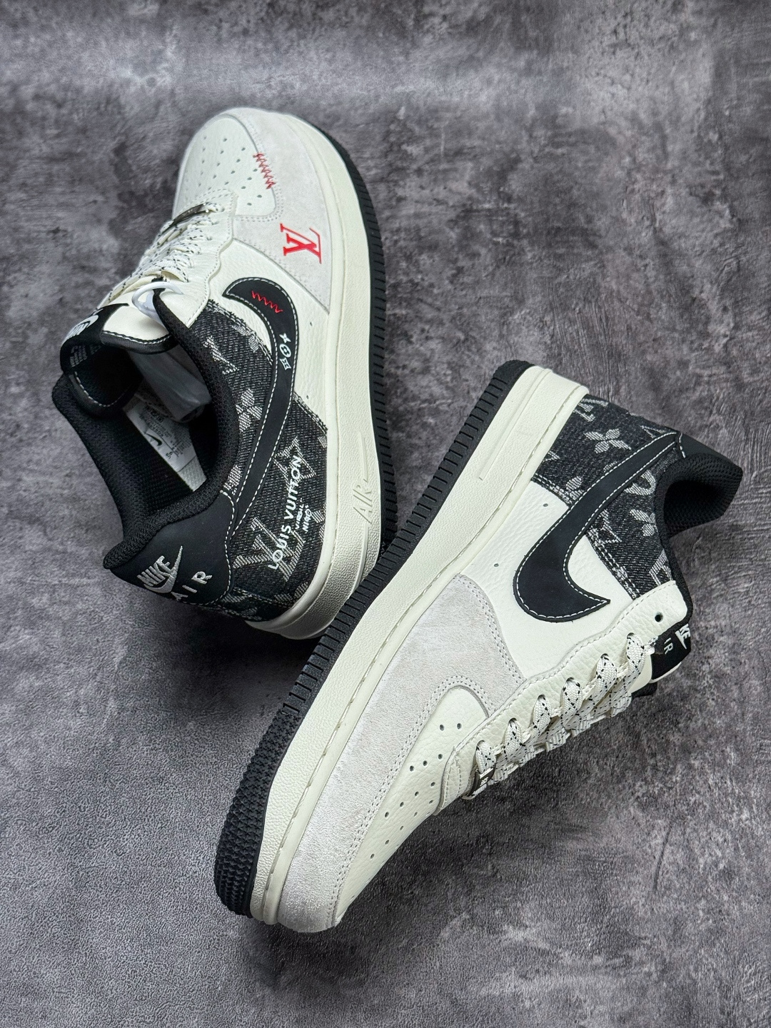 Nike Air Force 1 Low 07 x Louis Vuitton 白黑满天星 KG6699-F55-Top High Quatity Cheap Sneakers Fashion Clothing Clothes Bags handbags Shoes of all Brand wholesale With The best Quality And Beautiful Price from China Factory Chinese suppliers wholesaler seller Nike Air Force 1 Low 07 x Louis Vuitton 白黑满天星 KG6699-F55