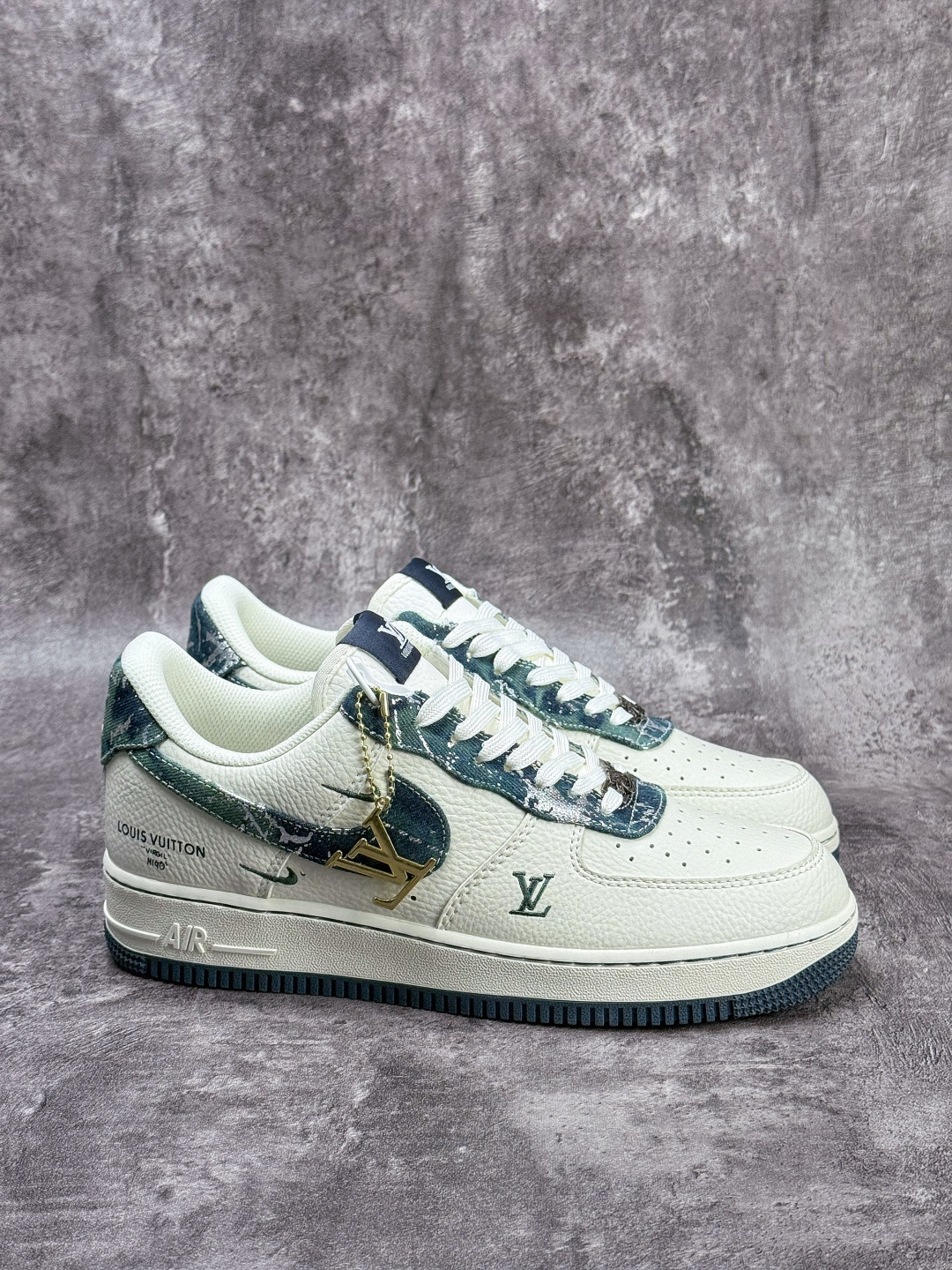 Nike Air Force 1 Low 07 x Louis Vuitton 白绿双小勾 XY9025-014