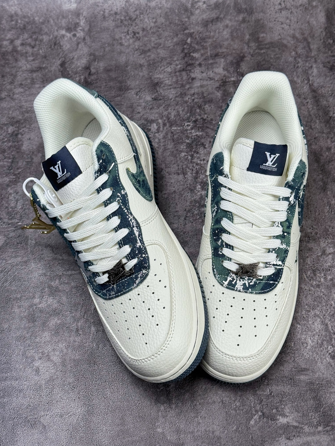 Nike Air Force 1 Low 07 x Louis Vuitton 白绿双小勾 XY9025-014