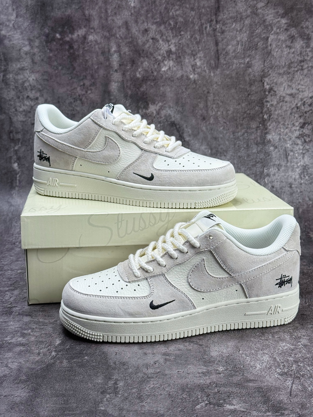 210 Nike Air Force 1 Low 07 x Stussy 灰白小勾 CS5288-097-Chinese UA Cheap High Quatity Brand Clothes Bags handbags Sneakers wholesale wholesaler seller from China Factory suppliers Fashion Clothing Shoes best Quality Beautiful Price 210 Nike Air Force 1 Low 07 x Stussy 灰白小勾 CS5288-097