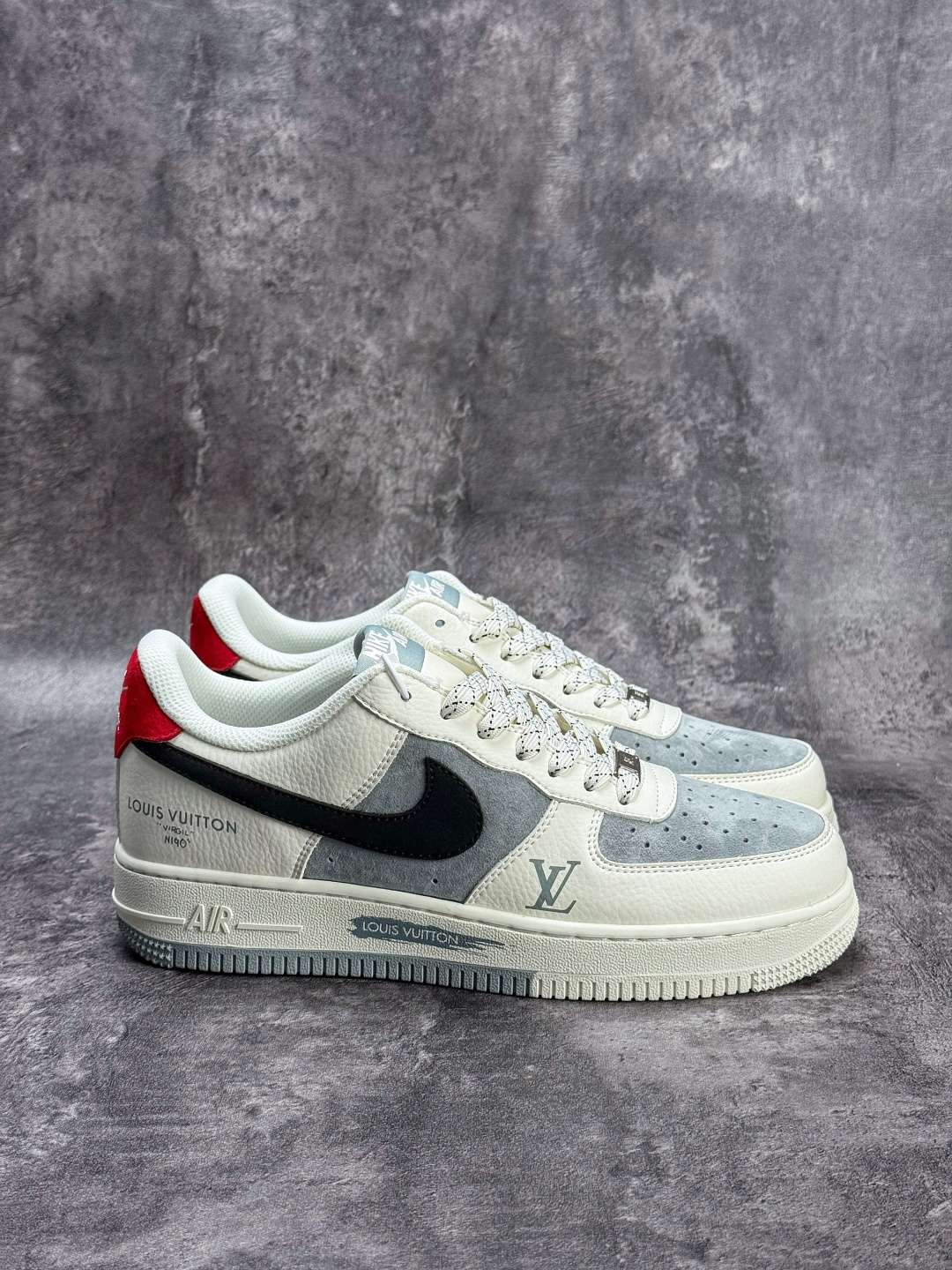 210 Nike Air Force 1 Low 07 x Louis Vuitton 白灰黑满天星 MM3399-823
