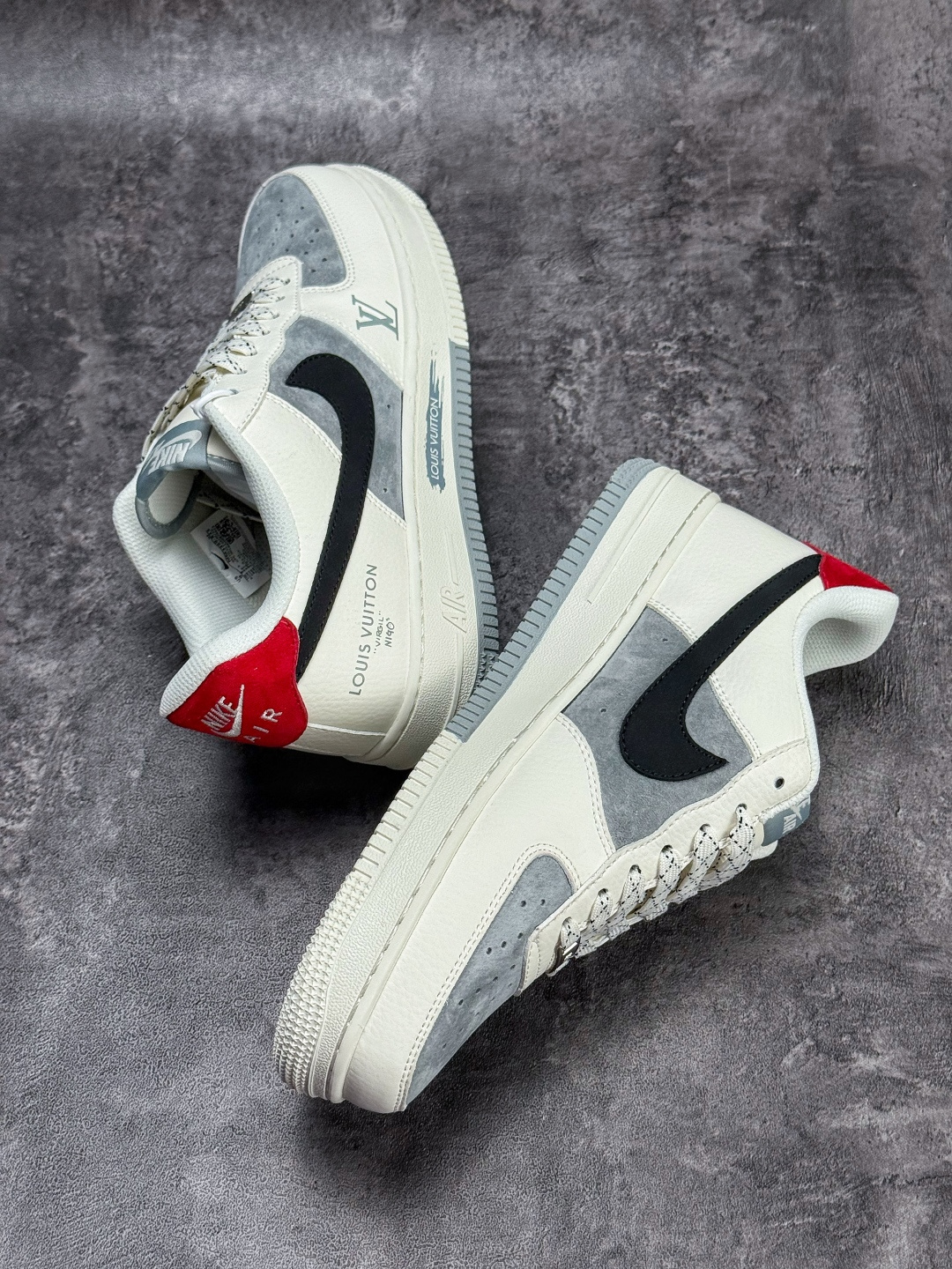 210 Nike Air Force 1 Low 07 x Louis Vuitton 白灰黑满天星 MM3399-823