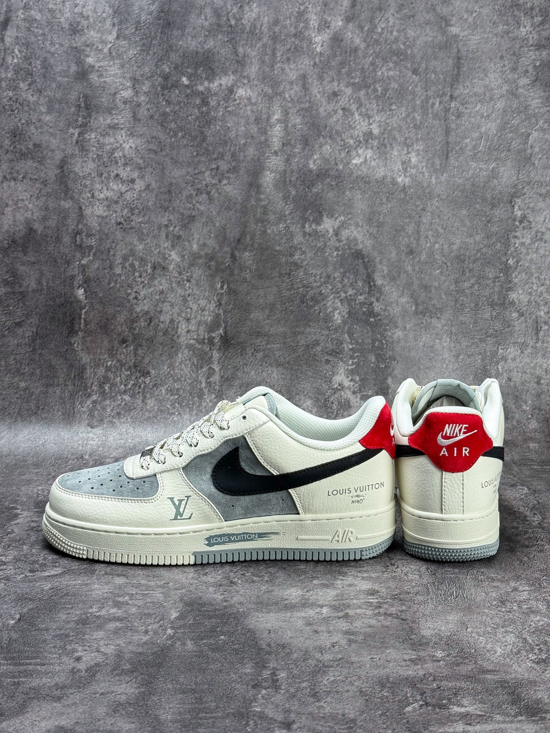 210 Nike Air Force 1 Low 07 x Louis Vuitton 白灰黑满天星 MM3399-823