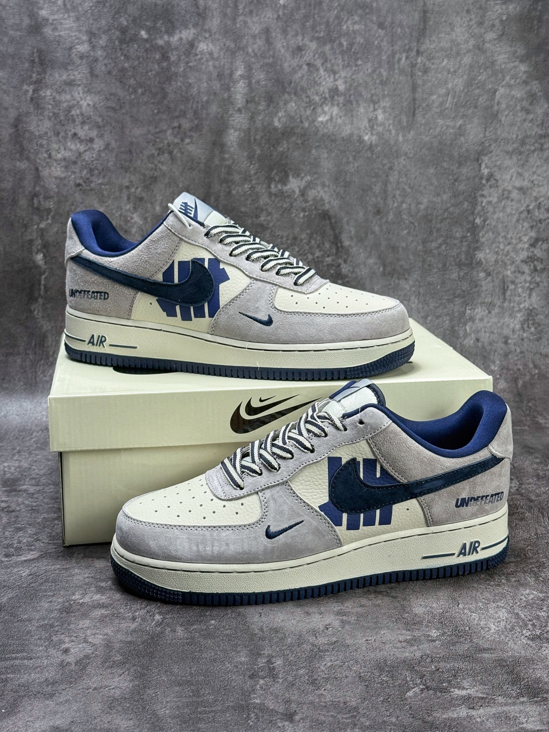 Nike Air Force 1 Low 07 x UNDEFEATED 灰白蓝小勾 FV3694-113