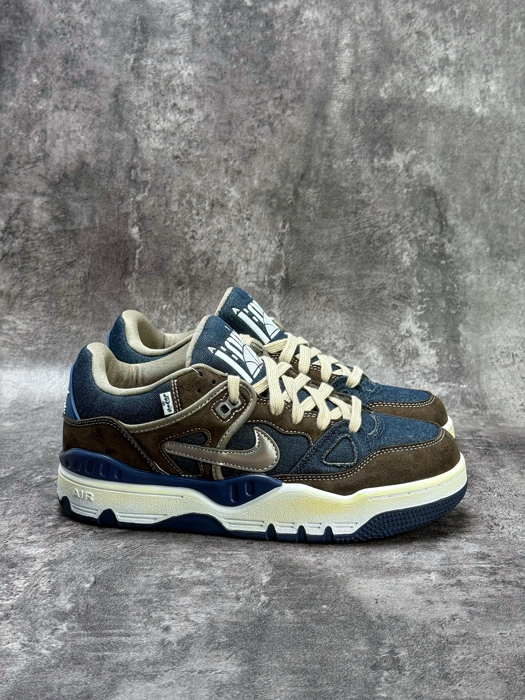 190 Nike x Levi's x NiAir Force 3 Low 柔软舒适低帮篮球鞋 HQ0262-004