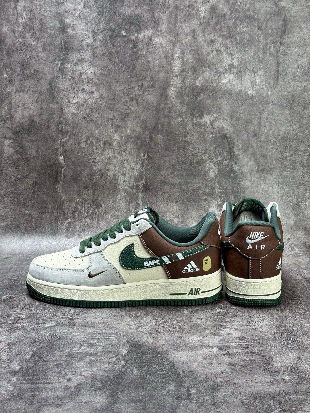 Nike Air Force 1 Low 07 x BAPE 灰白绿小勾 DW8806-012-Top High Quatity Cheap Sneakers Fashion Clothing Clothes Bags handbags Shoes of all Brand wholesale With The best Quality And Beautiful Price from China Factory Chinese suppliers wholesaler seller Nike Air Force 1 Low 07 x BAPE 灰白绿小勾 DW8806-012