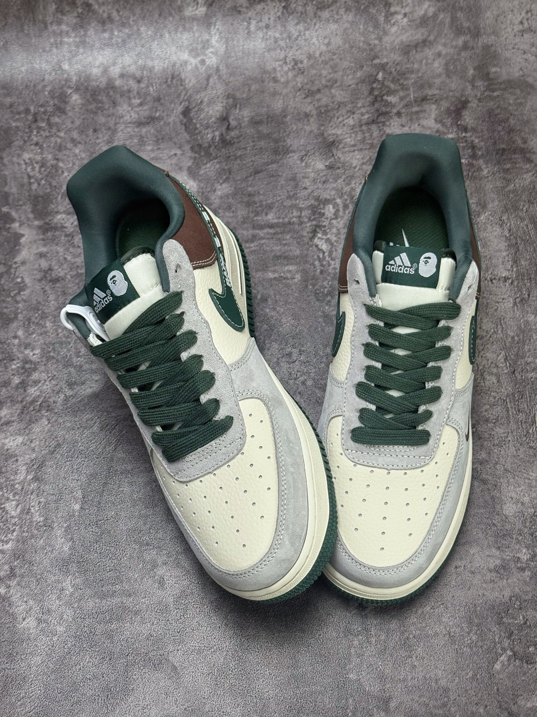 Nike Air Force 1 Low 07 x BAPE 灰白绿小勾 DW8806-012-Top High Quatity Cheap Sneakers Fashion Clothing Clothes Bags handbags Shoes of all Brand wholesale With The best Quality And Beautiful Price from China Factory Chinese suppliers wholesaler seller Nike Air Force 1 Low 07 x BAPE 灰白绿小勾 DW8806-012