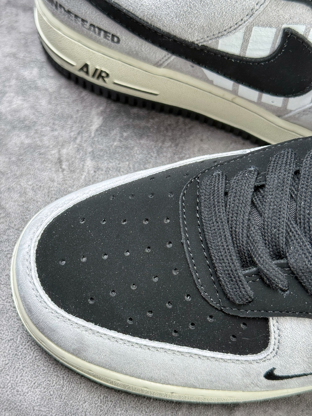 210 Nike Air Force 1 Low 07 x UNDEFEATED 灰黑小勾 FV3694-114