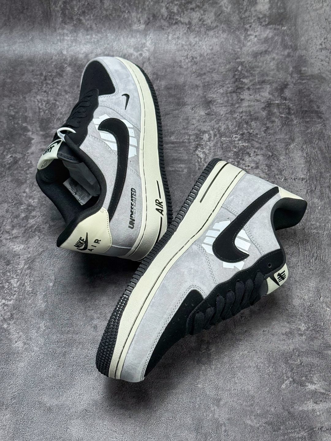 210 Nike Air Force 1 Low 07 x UNDEFEATED 灰黑小勾 FV3694-114