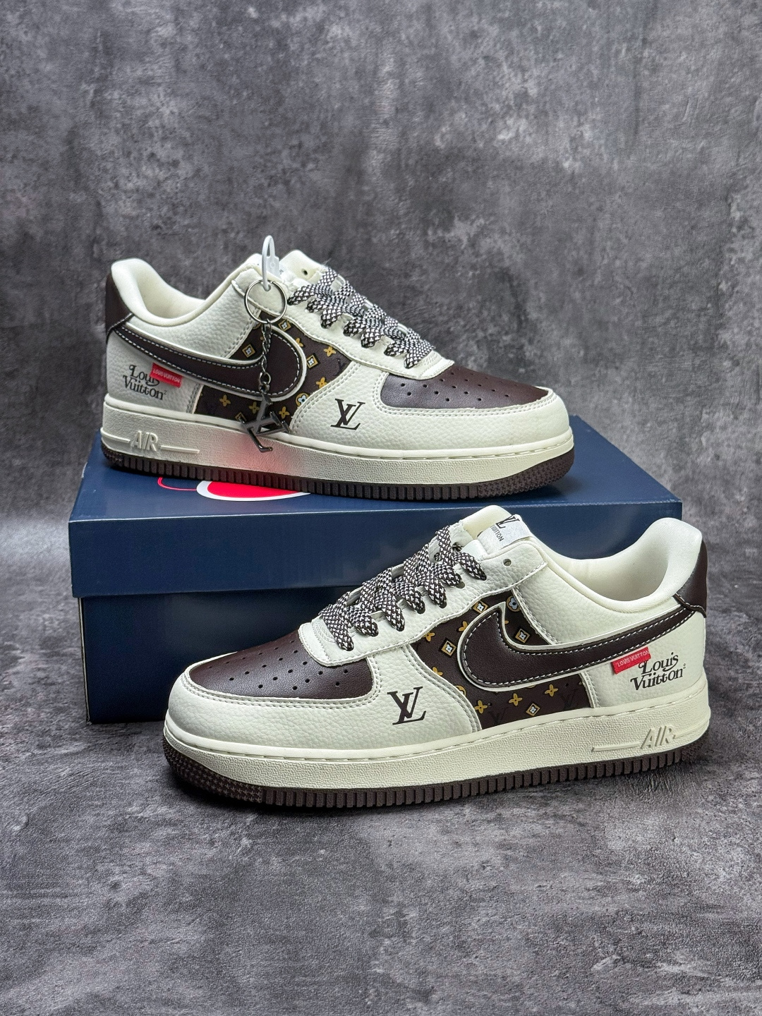 Nike Air Force 1 Low 07 x Louis Vuitton 白棕满天星 KL1688-007