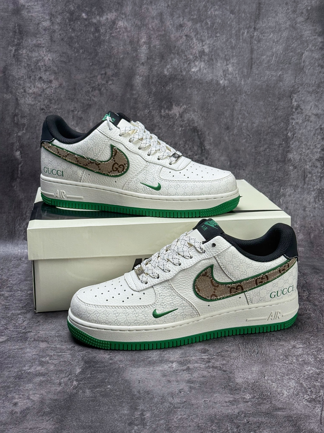 Nike Air Force 1 Low 07 x GUCCI 白棕小勾满天星 MM3399-822-Top High Quatity Cheap Sneakers Fashion Clothing Clothes Bags handbags Shoes of all Brand wholesale With The best Quality And Beautiful Price from China Factory Chinese suppliers wholesaler seller Nike Air Force 1 Low 07 x GUCCI 白棕小勾满天星 MM3399-822