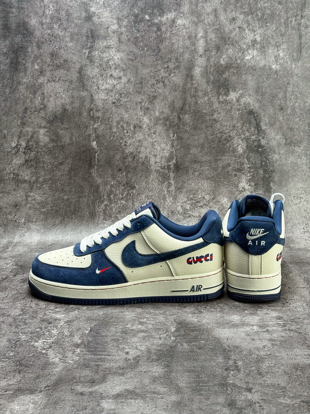 Nike Air Force 1 Low 07 x GUCCI 蓝白小勾 BK1916-008-High Quatity Cheap Brand wholesale wholesaler seller Clothes Bags handbags Sneakers Top Fashion Clothing Shoes from China Factory Chinese suppliers best Quality Beautiful Price Nike Air Force 1 Low 07 x GUCCI 蓝白小勾 BK1916-008