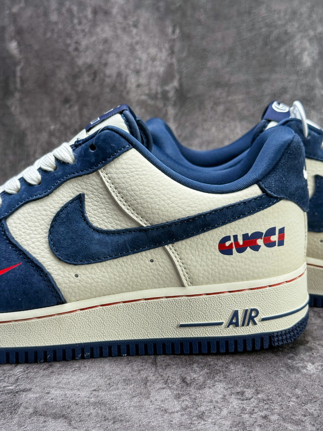 Nike Air Force 1 Low 07 x GUCCI 蓝白小勾 BK1916-008-High Quatity Cheap Brand wholesale wholesaler seller Clothes Bags handbags Sneakers Top Fashion Clothing Shoes from China Factory Chinese suppliers best Quality Beautiful Price Nike Air Force 1 Low 07 x GUCCI 蓝白小勾 BK1916-008