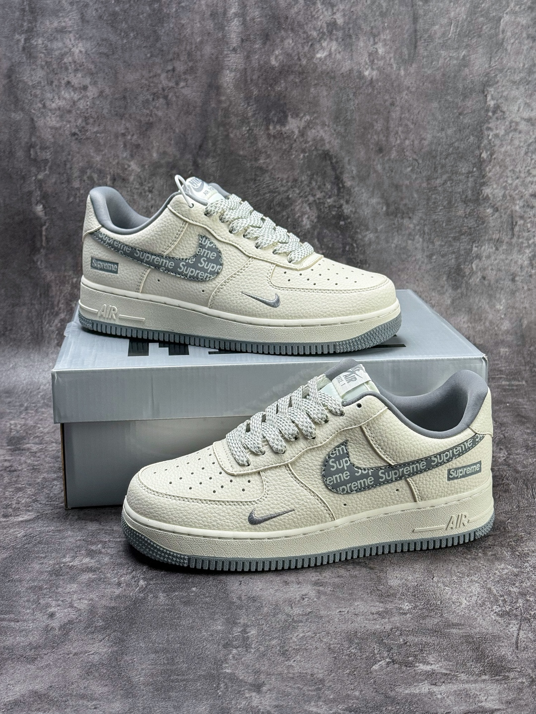 Nike Air Force 1 Low 07 x Superme 白灰小勾满天星 LD1999-027