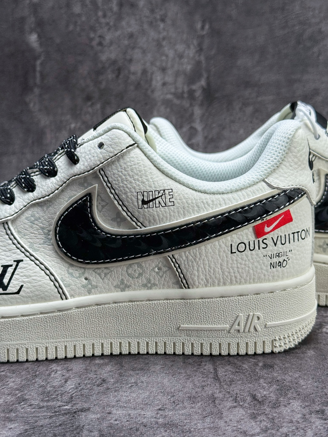 210 Nike Air Force 1 Low 07 x Louis Vuitton 白黑满天星 KG6699-F37