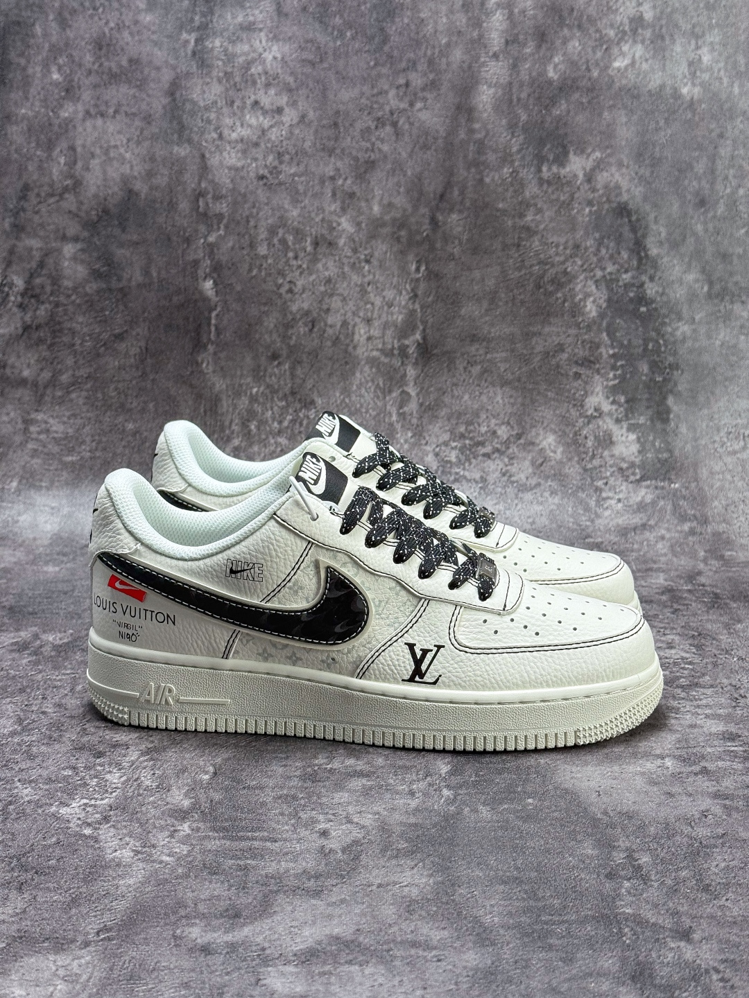 210 Nike Air Force 1 Low 07 x Louis Vuitton 白黑满天星 KG6699-F37