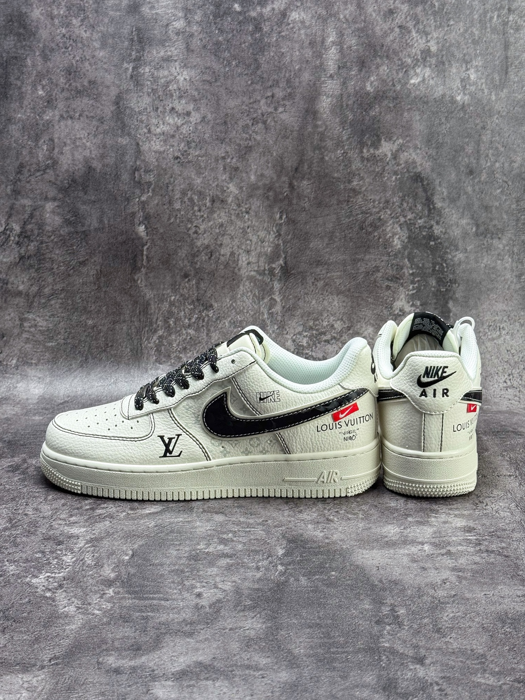 210 Nike Air Force 1 Low 07 x Louis Vuitton 白黑满天星 KG6699-F37