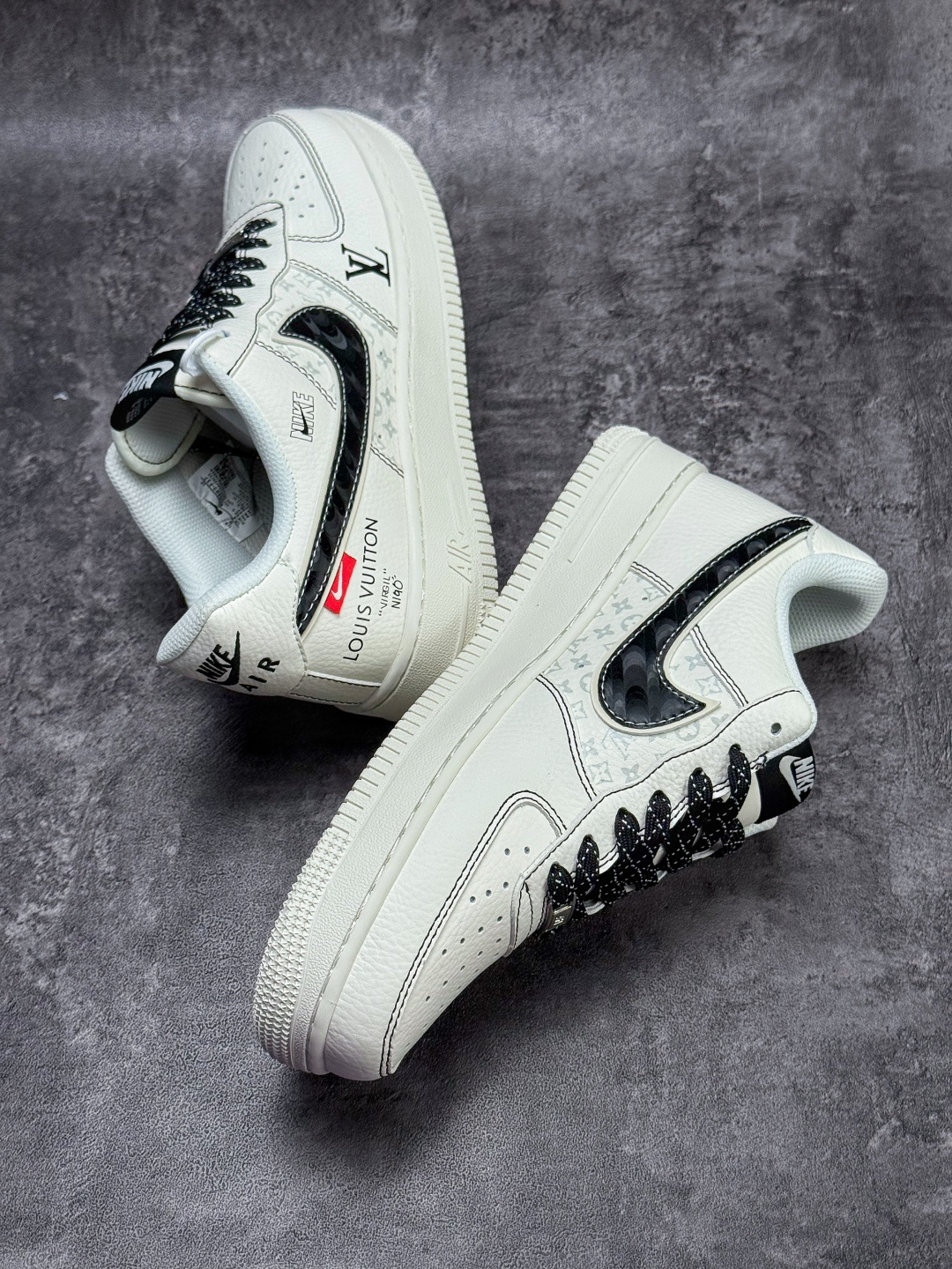 210 Nike Air Force 1 Low 07 x Louis Vuitton 白黑满天星 KG6699-F37