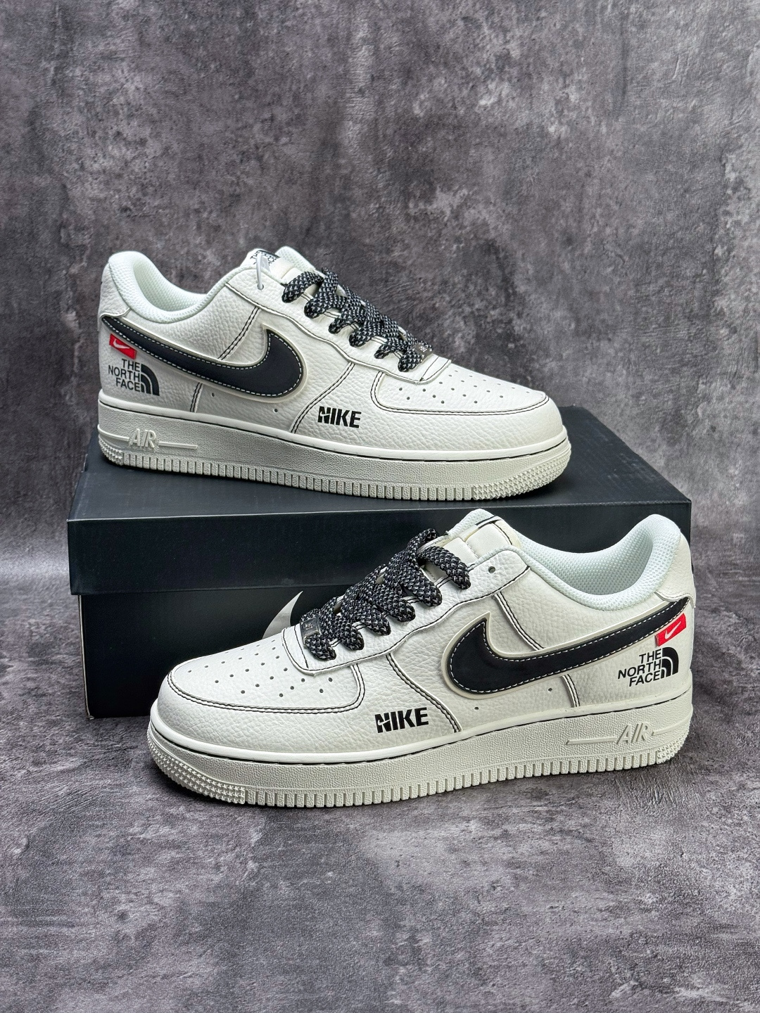 Nike Air Force 1 Low 07 x The North Face 白黑满天星 KG6699-F40-莆田鞋,莆田鞋货源,高仿鞋,高仿鞋货源,安福档口,莆田高仿鞋,莆田鞋批发,高仿鞋批发,莆田高仿运动鞋,高仿运动鞋,莆田运动鞋 Nike Air Force 1 Low 07 x The North Face 白黑满天星 KG6699-F40