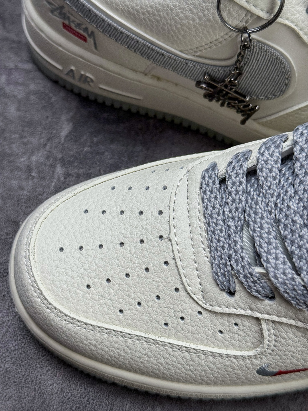 Nike Air Force 1 Low 07 x Stussy 白灰小勾满天星 DN9688-106