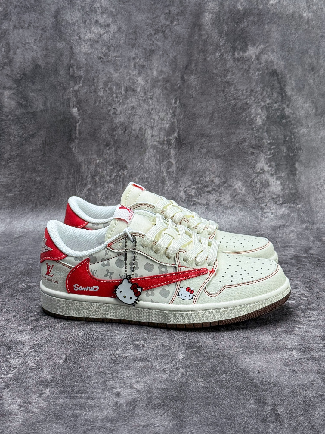 230 Travis Scott x Nike Air Jordan 1 Low x Louis Vuitton x Hello Kitty Air Jordan 1 Low 反转白红倒钩 纯原版本 HF0591-001-Chinese UA Cheap High Quatity Brand Clothes Bags handbags Sneakers wholesale wholesaler seller from China Factory suppliers Fashion Clothing Shoes best Quality Beautiful Price 230 Travis Scott x Nike Air Jordan 1 Low x Louis Vuitton x Hello Kitty Air Jordan 1 Low 反转白红倒钩 纯原版本 HF0591-001