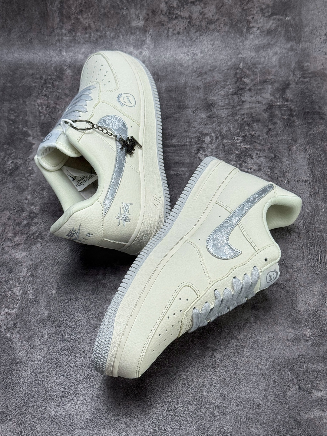 Nike Air Force 1 Low 07 x Stussy 白灰 DW8806-013