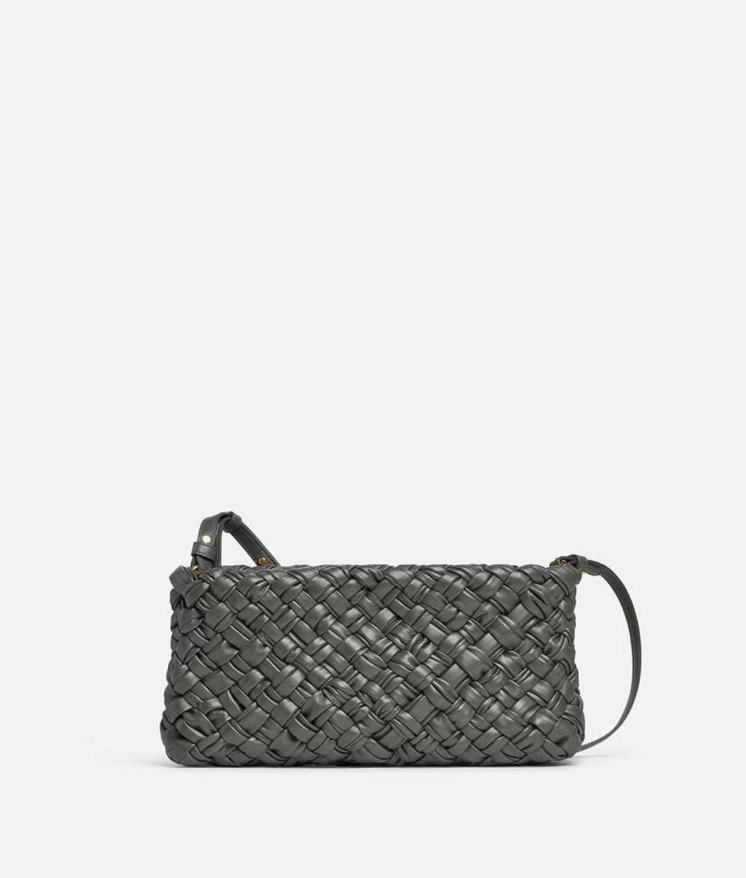 BV Woven Leather Shoulder Bag - Stylish Clutch Handbag in Volcanic Gray 2 cmp i1747641492357 5545 0 0