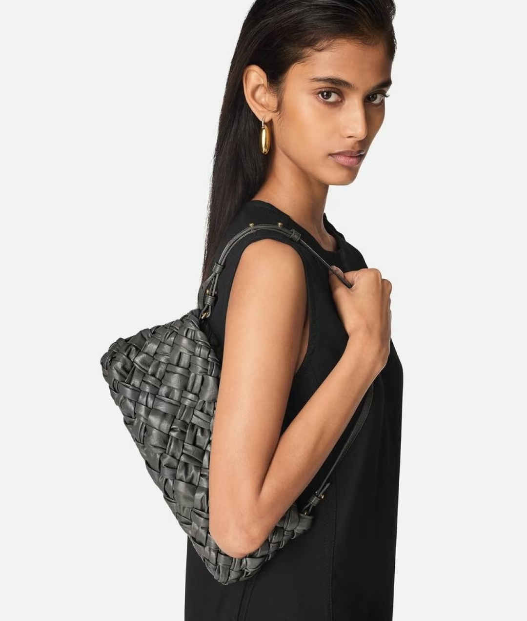 BV Woven Leather Shoulder Bag - Stylish Clutch Handbag in Volcanic Gray 3 cmp i1747641492357 620 0 1