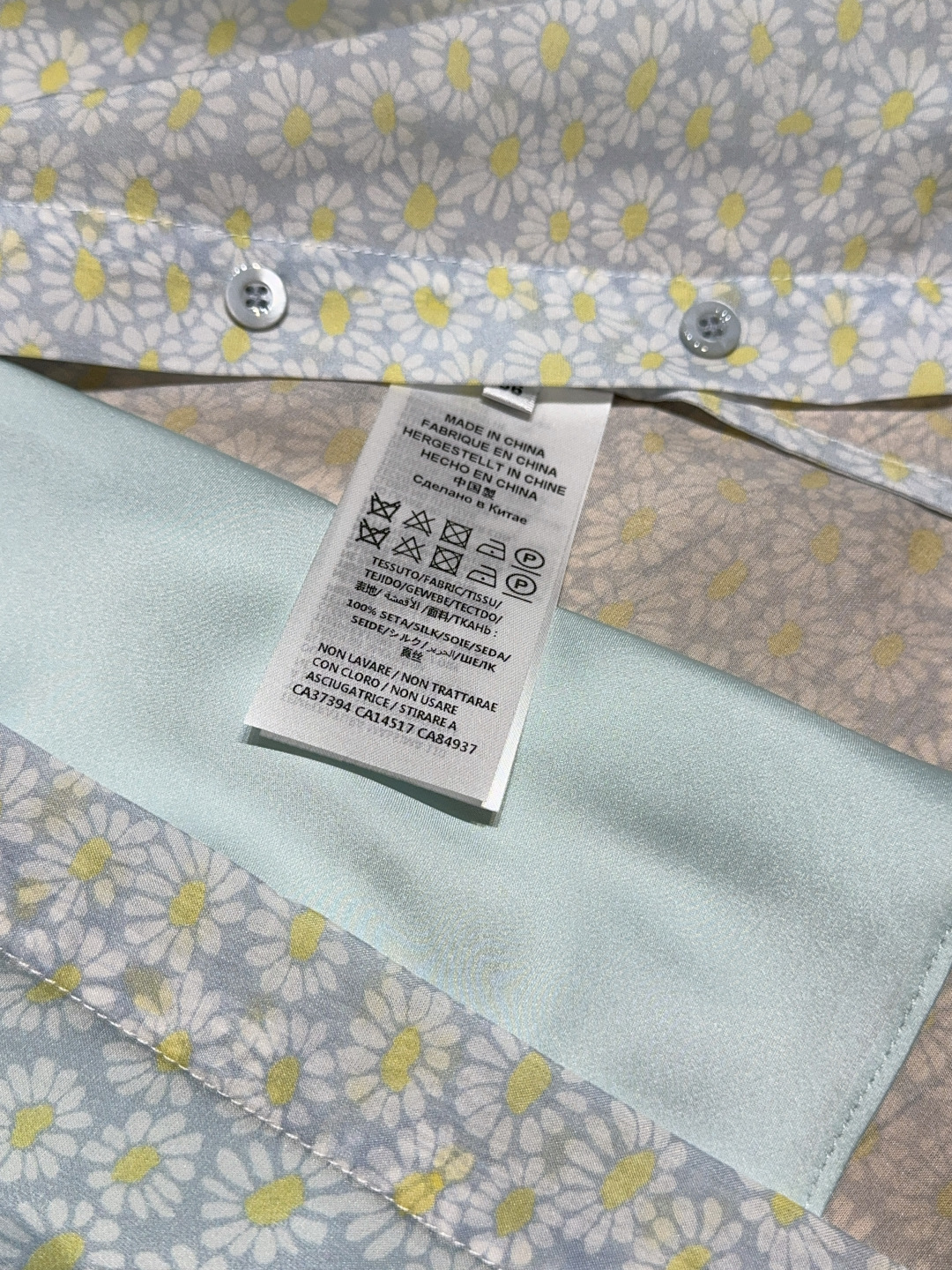 Elegant Floral Silk Blouse with Bow Tie - Inspired by Nature's Wild Chrysanthemums 9 cmp a1740631062095 0062