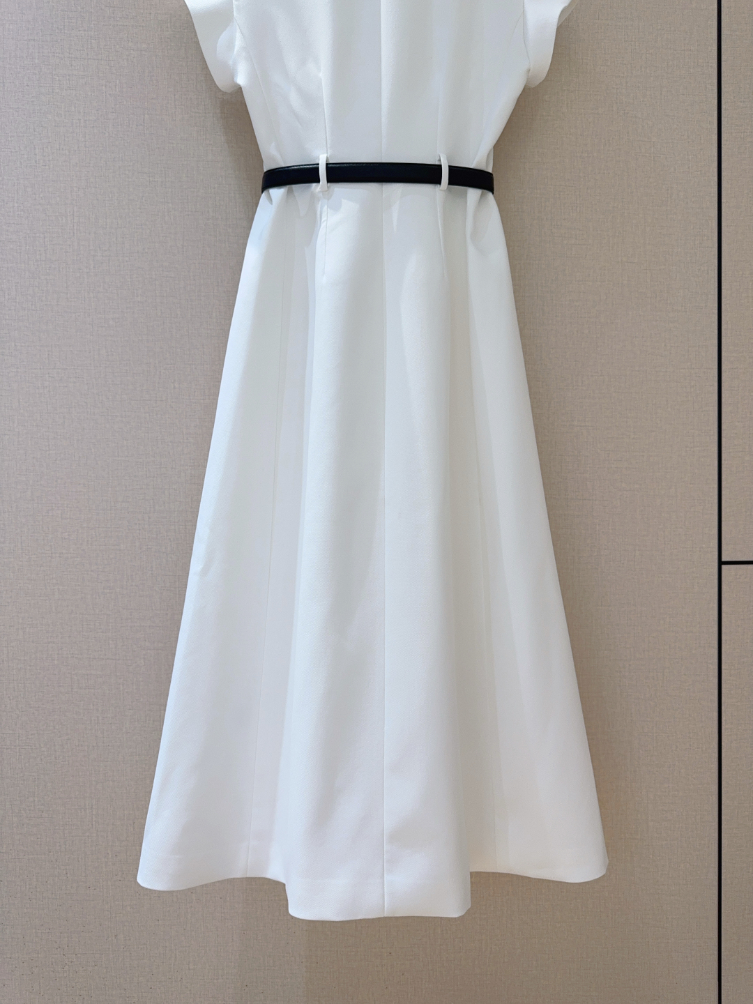DI*O*R White Mini Dress with Belt, Double-Breasted Blazer Style - Elegant & Chic 7 cmp a1742285933949 5186