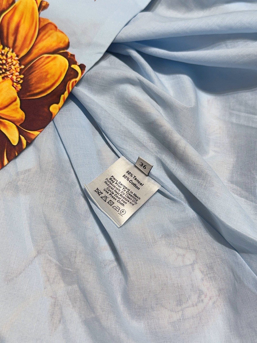 Oscar de la Renta Floral Print Cotton Dress - Elegant Light Blue, Size S-XL 9 cmp a1744964359547 1252