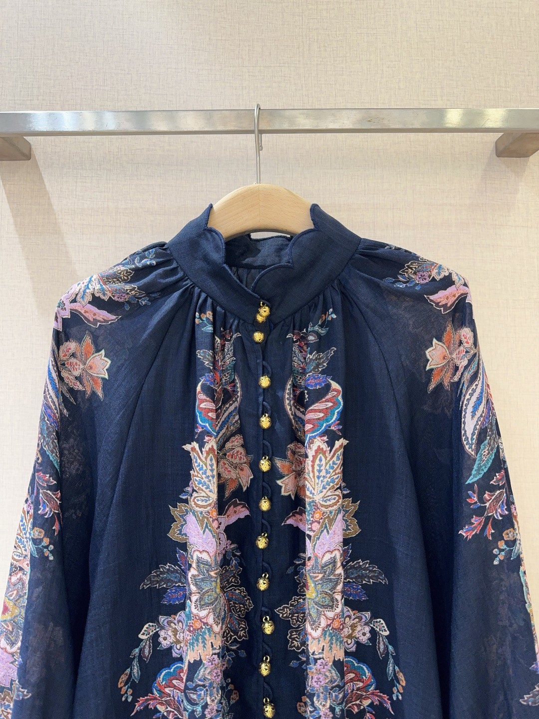 New Product Alert: Z*I*M*M*M Cyan Pesley Linen Suit with Lantern Sleeves - 图片 2