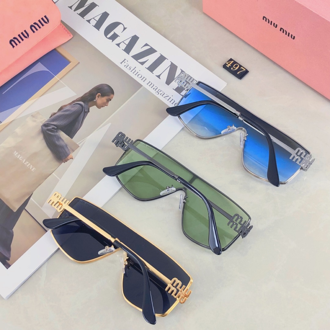 。。MiuMiu缪缪太阳眼镜墨镜一片式精致优雅时尚休闲