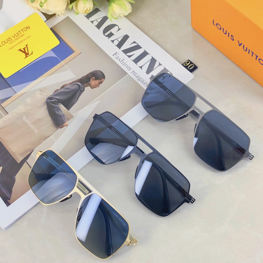 。。Louis vuitton2025新款男士百搭休闲偏光太阳镜优雅墨镜开车驾驶镜司机镜遮阳潮