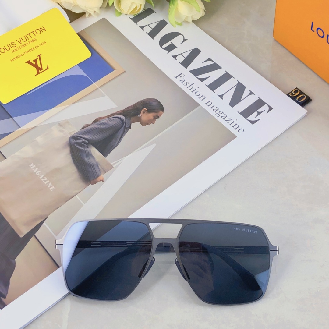 。。Louis vuitton2025新款男士百搭休闲偏光太阳镜优雅墨镜开车驾驶镜司机镜遮阳潮