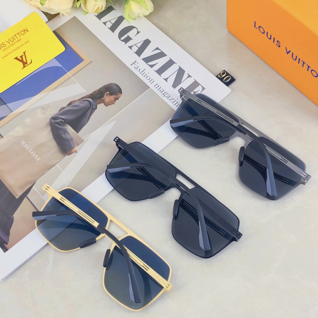 。。Louis vuitton2025新款男士百搭休闲偏光太阳镜优雅墨镜开车驾驶镜司机镜遮阳潮