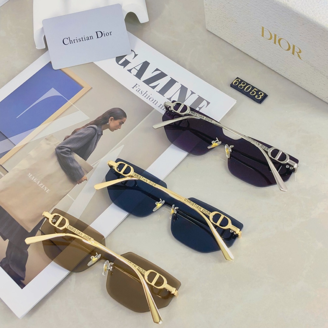 。。Dior2025新款潮牌太阳眼镜男女款太阳镜墨镜高品质金属框架