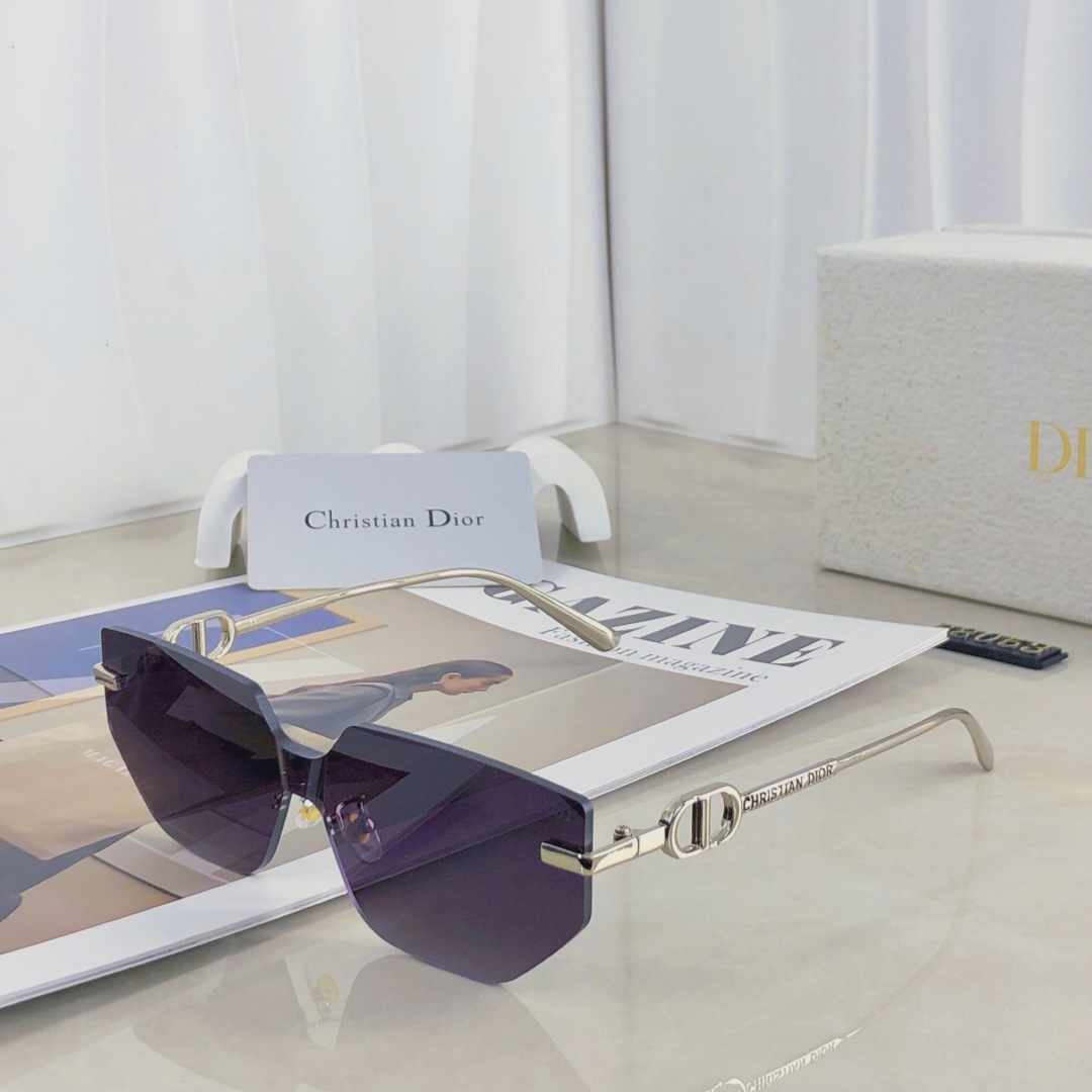 。。Dior2025新款潮牌太阳眼镜男女款太阳镜墨镜高品质金属框架